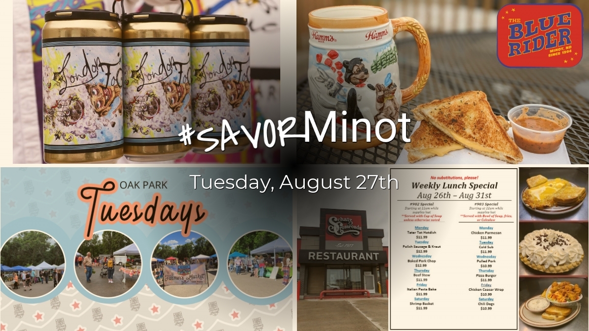 Happening Today in Minot, 08/27/2024