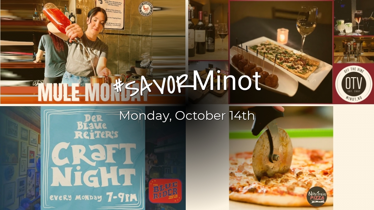 Happening Today in Minot, 10/14/2024